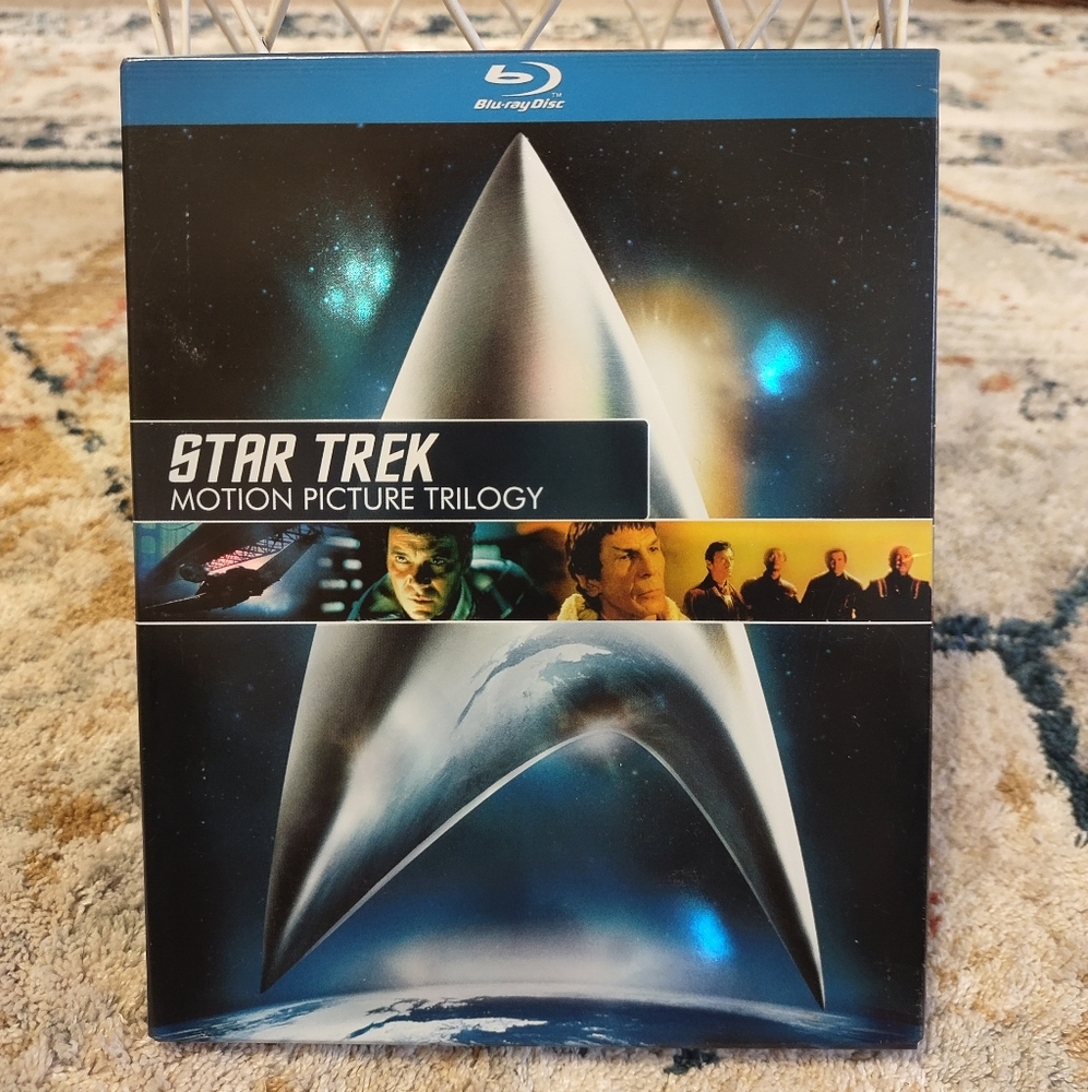 Star Trek Motion Picture Trilogy Set Of 3 Blu-Ray DVDs Complete Set